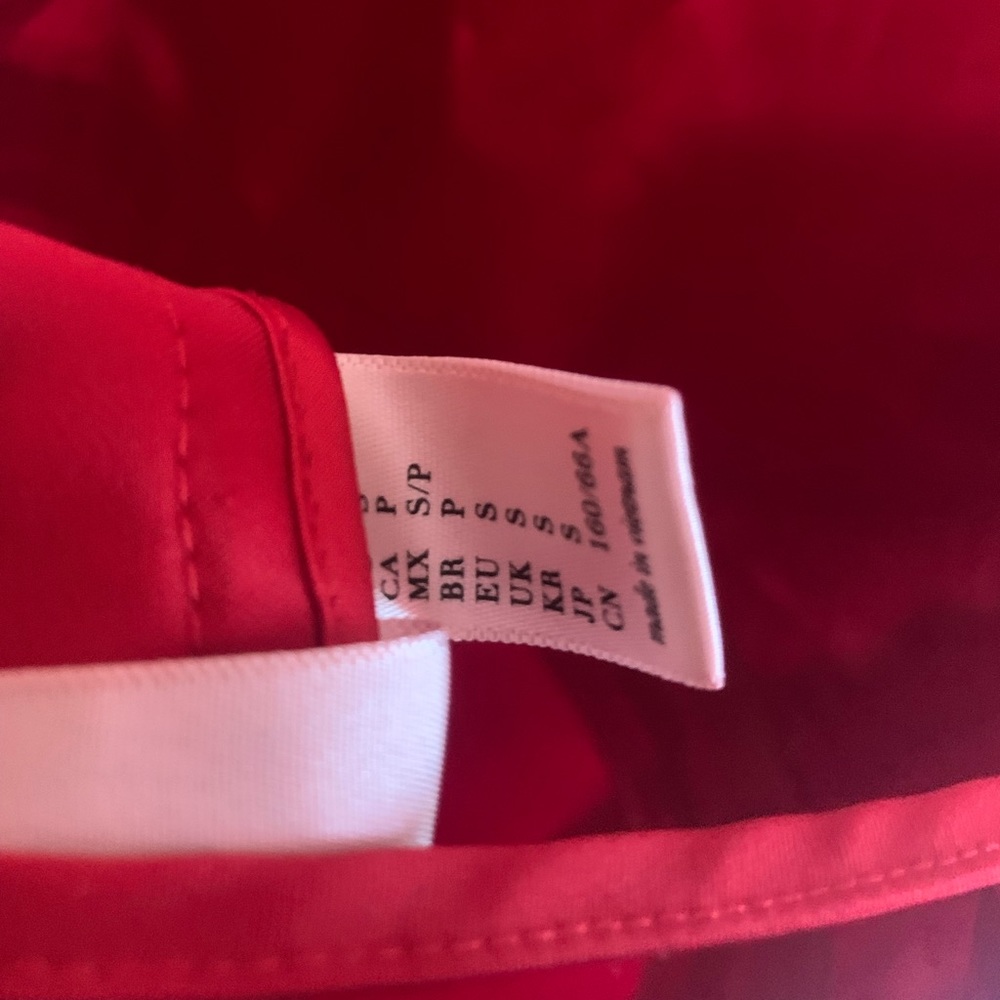 Red jumpsuit